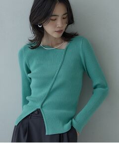 GALLEST / ギャレスト ニット・セーター | カッティングアシメリブニット