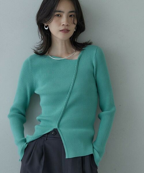 GALLEST / ギャレスト ニット・セーター | カッティングアシメリブニット | 詳細10