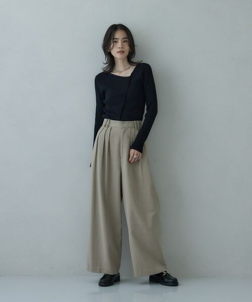 GALLEST / ギャレスト ニット・セーター | カッティングアシメリブニット | 詳細14