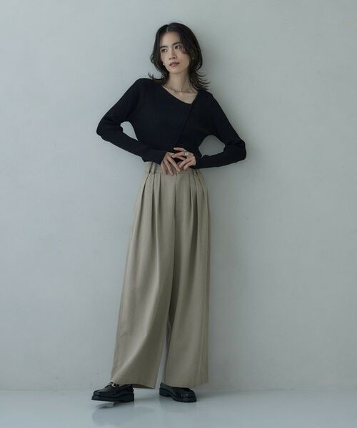 GALLEST / ギャレスト ニット・セーター | カッティングアシメリブニット | 詳細15