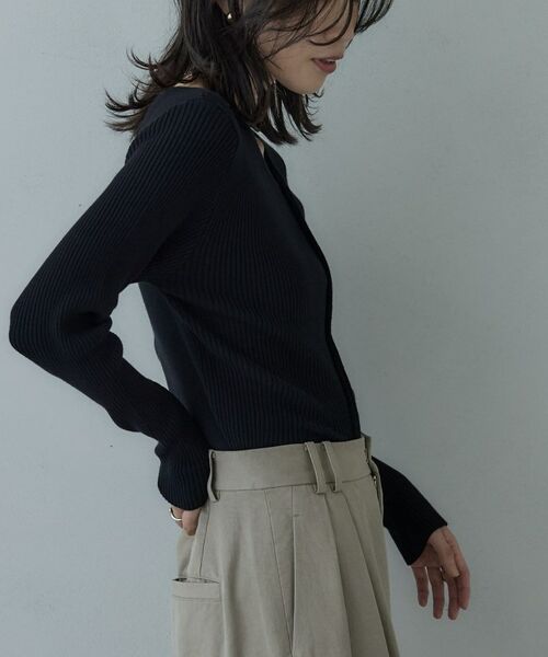 GALLEST / ギャレスト ニット・セーター | カッティングアシメリブニット | 詳細16