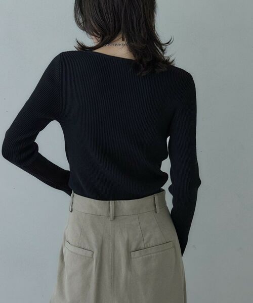 GALLEST / ギャレスト ニット・セーター | カッティングアシメリブニット | 詳細17