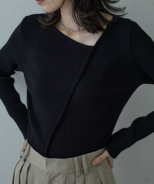 GALLEST / ギャレスト ニット・セーター | カッティングアシメリブニット | 詳細18