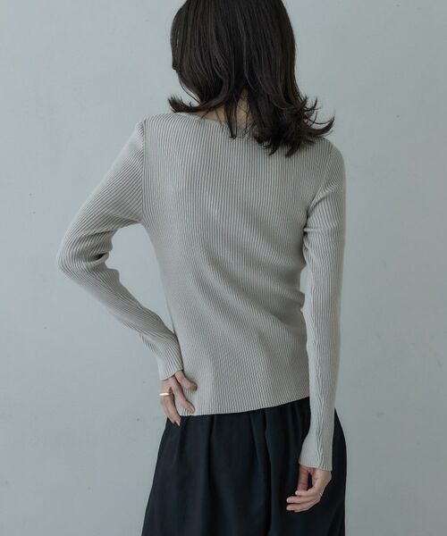 GALLEST / ギャレスト ニット・セーター | カッティングアシメリブニット | 詳細3