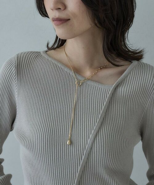 GALLEST / ギャレスト ニット・セーター | カッティングアシメリブニット | 詳細6