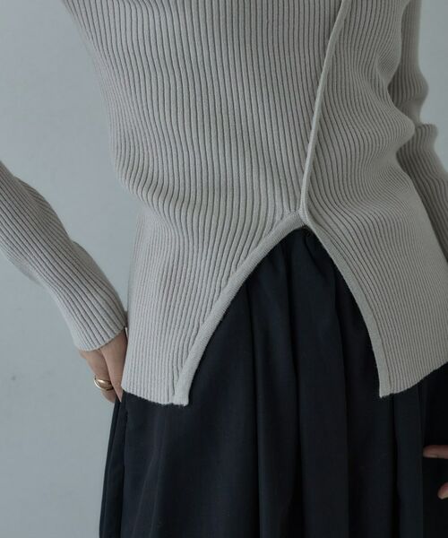 GALLEST / ギャレスト ニット・セーター | カッティングアシメリブニット | 詳細7