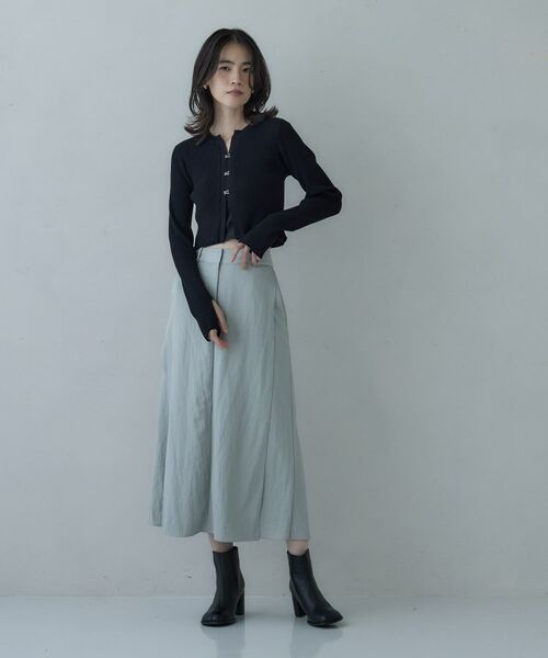 GALLEST / ギャレスト カーディガン・ボレロ | クロップドリブホックカーディガン | 詳細2