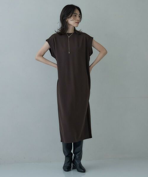 GALLEST / ギャレスト ロング・マキシ丈ワンピース | サイドラインジョーゼットワンピース | 詳細1