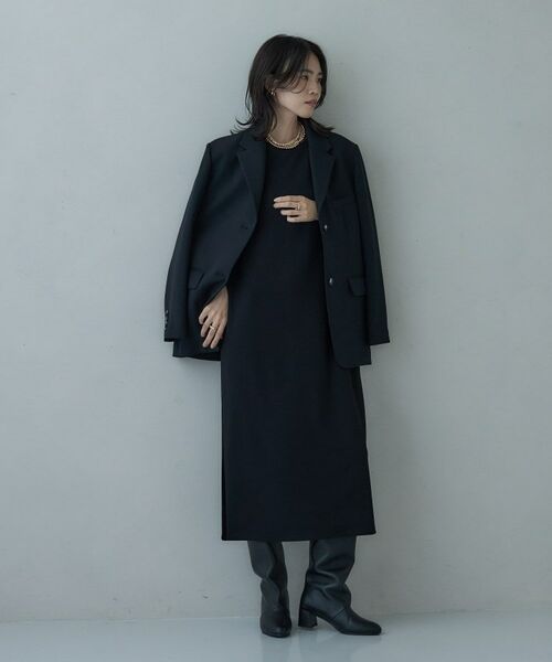 GALLEST / ギャレスト ロング・マキシ丈ワンピース | サイドラインジョーゼットワンピース | 詳細12