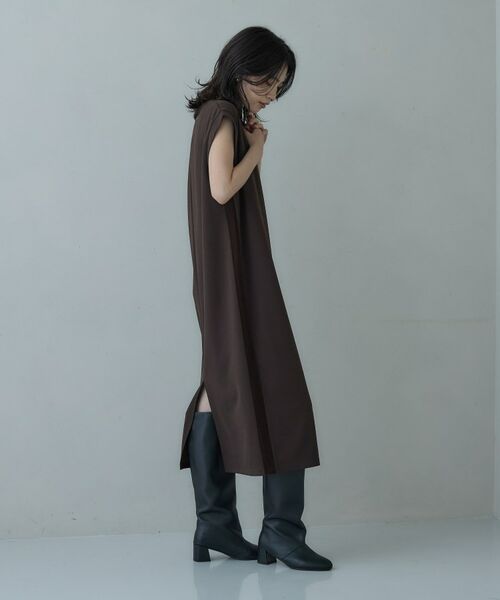 GALLEST / ギャレスト ロング・マキシ丈ワンピース | サイドラインジョーゼットワンピース | 詳細3