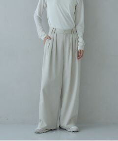 GALLEST / ギャレスト パンツ | タックワイドパンツ