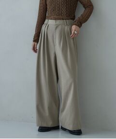 GALLEST / ギャレスト パンツ | タックワイドパンツ