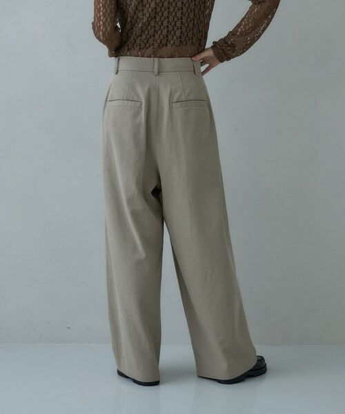 GALLEST / ギャレスト パンツ | タックワイドパンツ | 詳細4