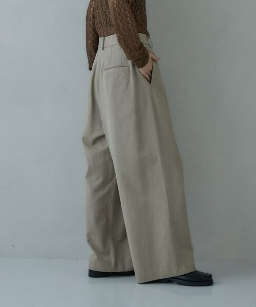 GALLEST / ギャレスト パンツ | タックワイドパンツ | 詳細5