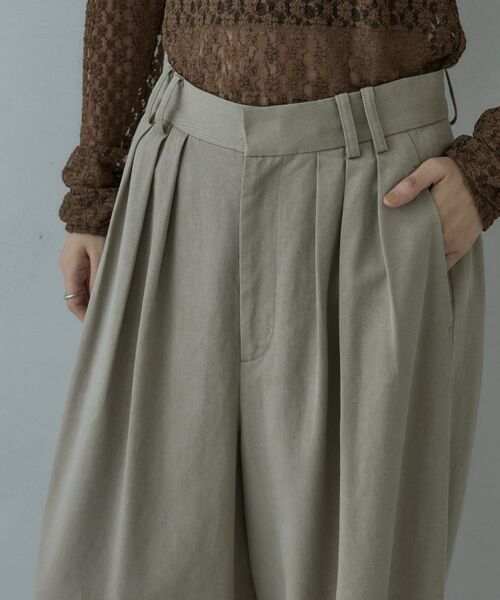 GALLEST / ギャレスト パンツ | タックワイドパンツ | 詳細6