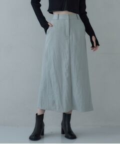 GALLEST / ギャレスト ロング・マキシ丈スカート | シャインツイルラップスカート