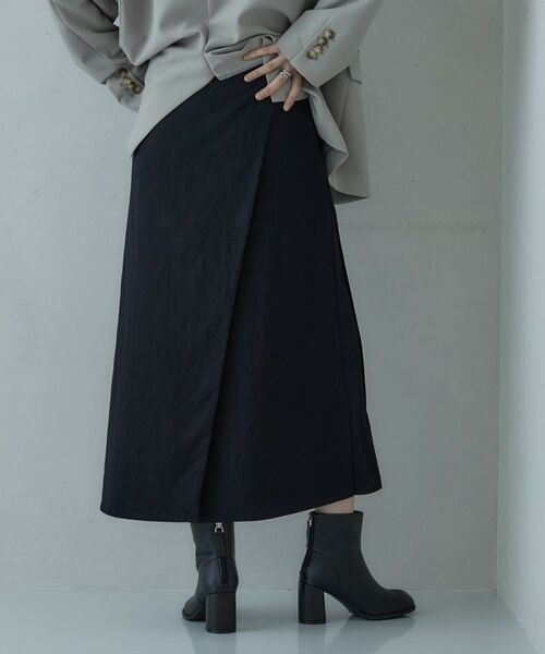 GALLEST / ギャレスト ロング・マキシ丈スカート | シャインツイルラップスカート | 詳細11