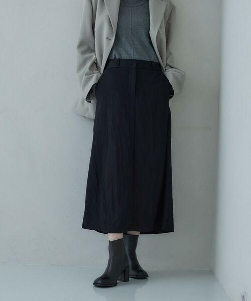 GALLEST / ギャレスト ロング・マキシ丈スカート | シャインツイルラップスカート | 詳細13