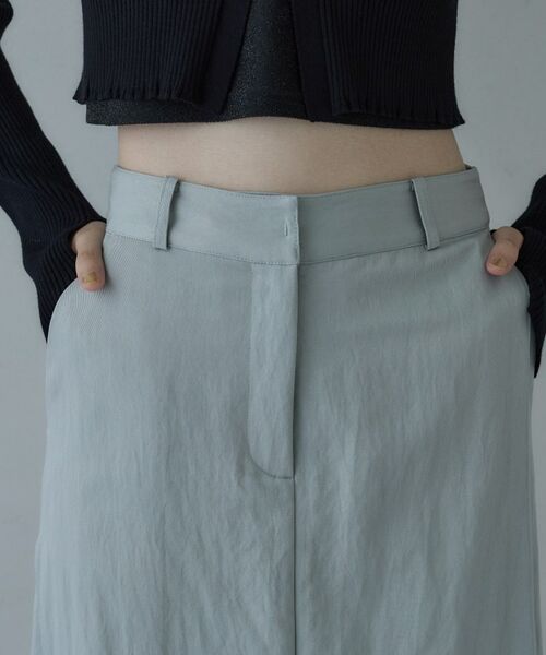 GALLEST / ギャレスト ロング・マキシ丈スカート | シャインツイルラップスカート | 詳細6