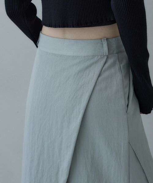 GALLEST / ギャレスト ロング・マキシ丈スカート | シャインツイルラップスカート | 詳細7