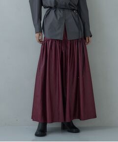 GALLEST / ギャレスト ロング・マキシ丈スカート | レザーライクマキシスカート