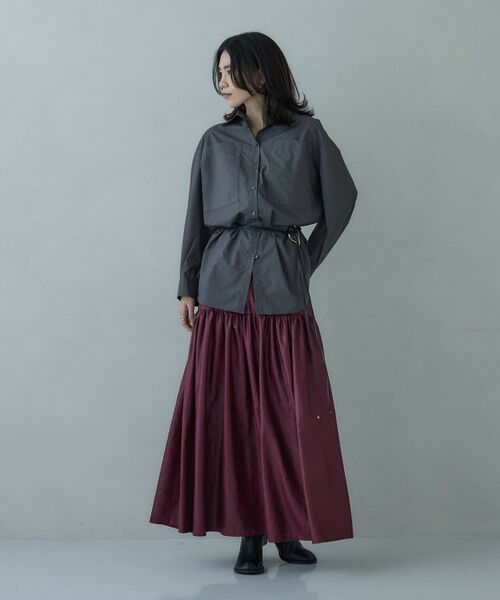 GALLEST / ギャレスト ロング・マキシ丈スカート | レザーライクマキシスカート | 詳細2