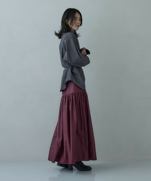 GALLEST / ギャレスト ロング・マキシ丈スカート | レザーライクマキシスカート | 詳細3