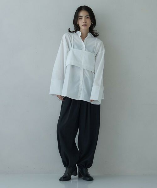 GALLEST / ギャレスト シャツ・ブラウス | ビスチェセットブロードシャツ | 詳細1