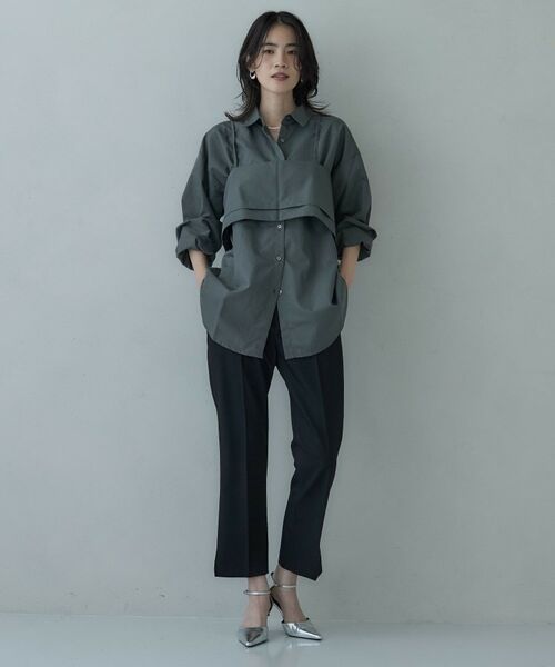GALLEST / ギャレスト シャツ・ブラウス | ビスチェセットブロードシャツ | 詳細10