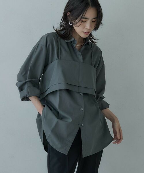 GALLEST / ギャレスト シャツ・ブラウス | ビスチェセットブロードシャツ | 詳細19