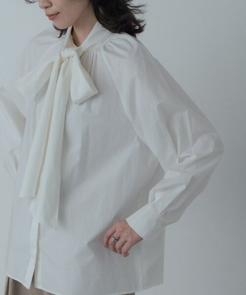 GALLEST / ギャレスト シャツ・ブラウス | タイプライター2Wayボウタイブラウス | 詳細11