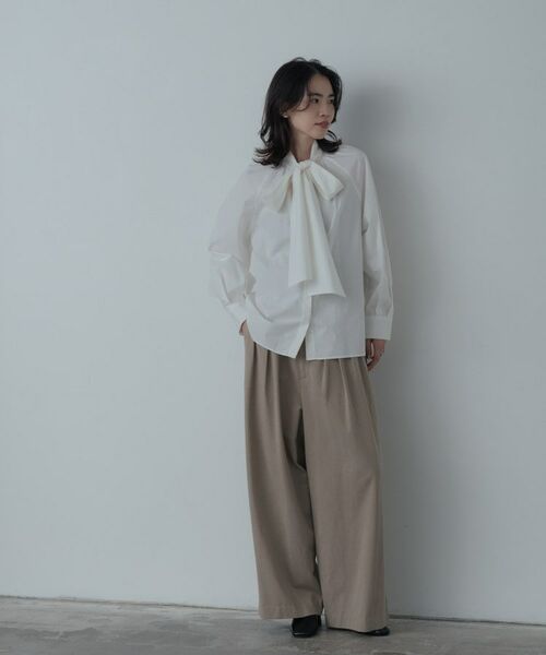 GALLEST / ギャレスト シャツ・ブラウス | タイプライター2Wayボウタイブラウス | 詳細13
