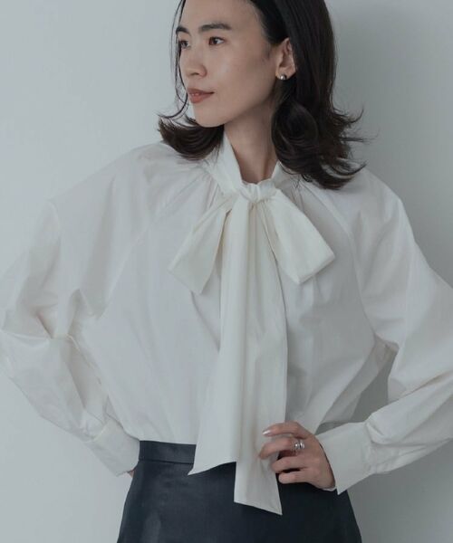GALLEST / ギャレスト シャツ・ブラウス | タイプライター2Wayボウタイブラウス | 詳細8