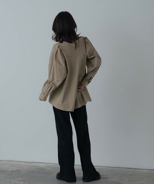 GALLEST / ギャレスト シャツ・ブラウス | タイプライターボリュームスリーブブラウス | 詳細8