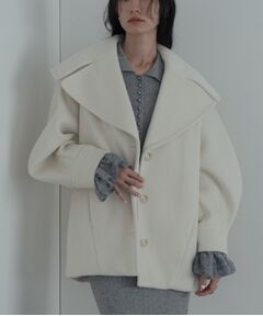 GALLEST / ギャレスト その他アウター | ビッグカラーダブルフェイスコート