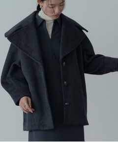 GALLEST / ギャレスト その他アウター | ビッグカラーダブルフェイスコート