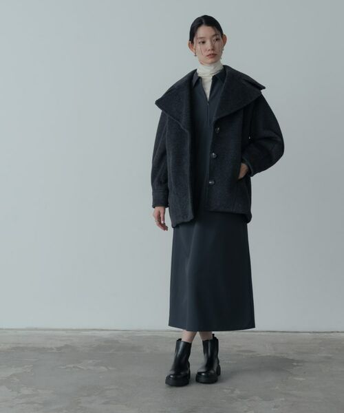 GALLEST / ギャレスト その他アウター | ビッグカラーダブルフェイスコート | 詳細15