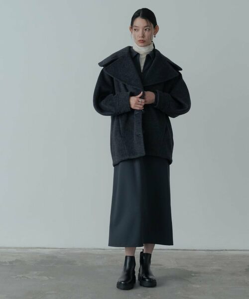 GALLEST / ギャレスト その他アウター | ビッグカラーダブルフェイスコート | 詳細16