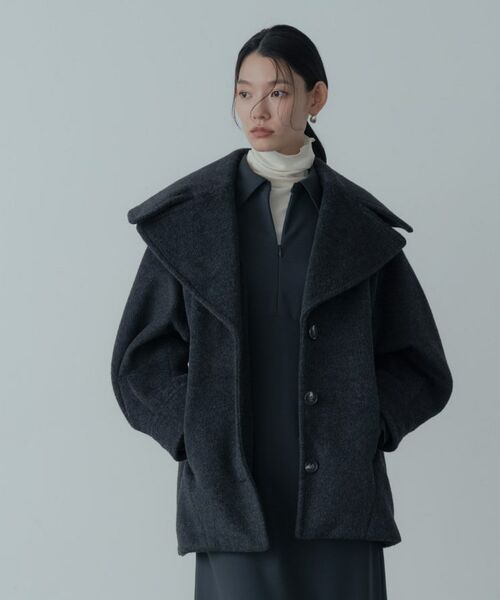 GALLEST / ギャレスト その他アウター | ビッグカラーダブルフェイスコート | 詳細18