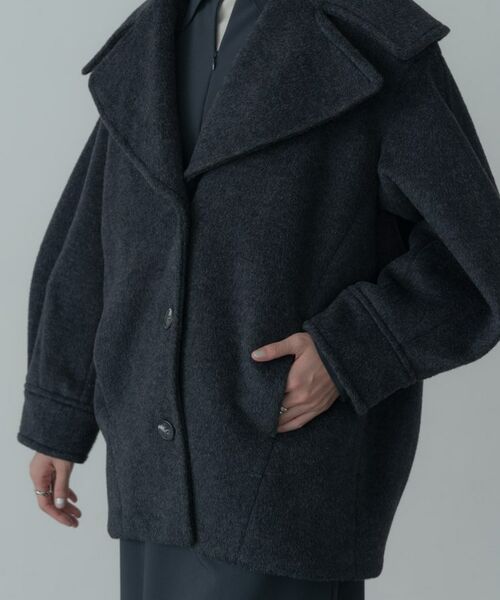 GALLEST / ギャレスト その他アウター | ビッグカラーダブルフェイスコート | 詳細25