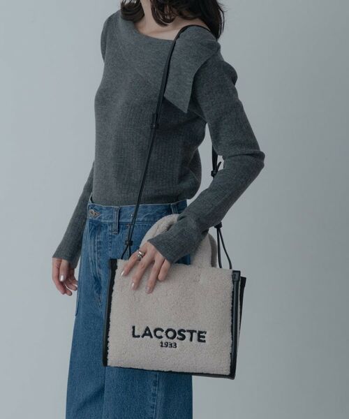 GALLEST / ギャレスト トートバッグ | 【LACOSTE】ヘリテージシーズナル フェイクファーミニトートバッグ | 詳細1