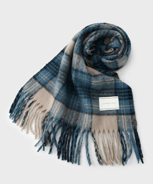 GALLEST / ギャレスト マフラー・ショール・スヌード・ストール | 【CONTROL FREAK】シャギーチェックマフラー | 詳細3
