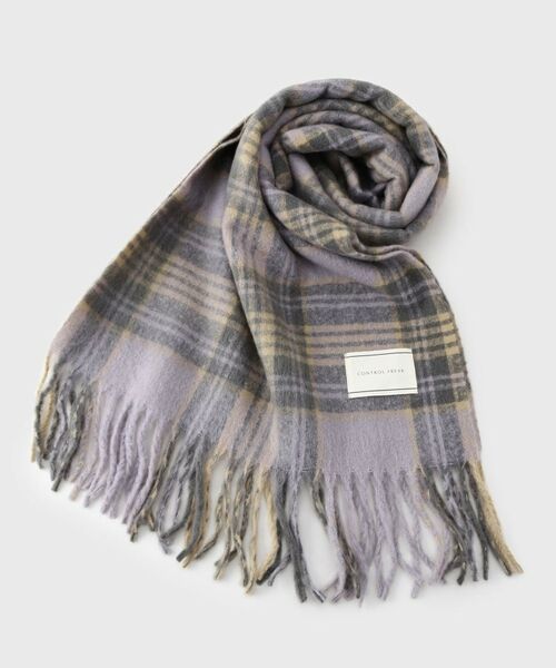 GALLEST / ギャレスト マフラー・ショール・スヌード・ストール | 【CONTROL FREAK】シャギーチェックマフラー | 詳細4