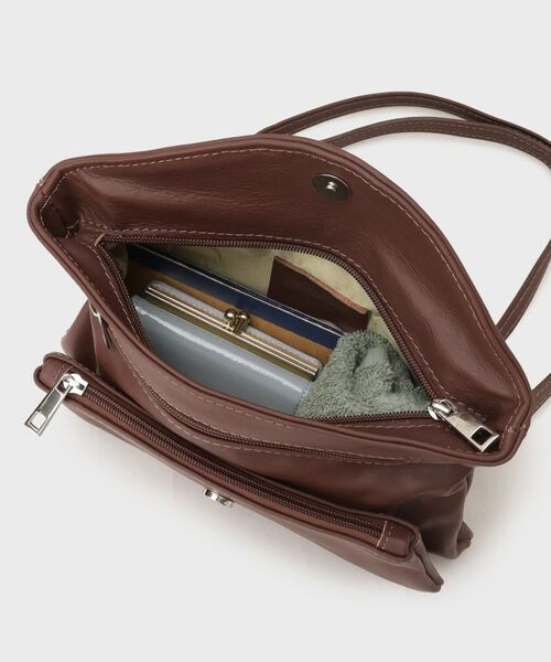 GALLEST / ギャレスト ショルダーバッグ | 【MILLELA FIRENZE】ソフトレザーショルダーバッグ | 詳細9