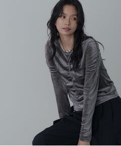 GALLEST / ギャレスト カットソー | 【一部店舗限定】シアーベロアシャーリングカットソー