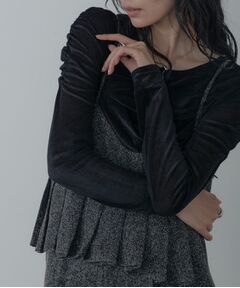 GALLEST / ギャレスト カットソー | 【一部店舗限定】シアーベロアシャーリングカットソー