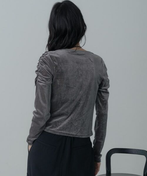 GALLEST / ギャレスト カットソー | 【一部店舗限定】シアーベロアシャーリングカットソー | 詳細10