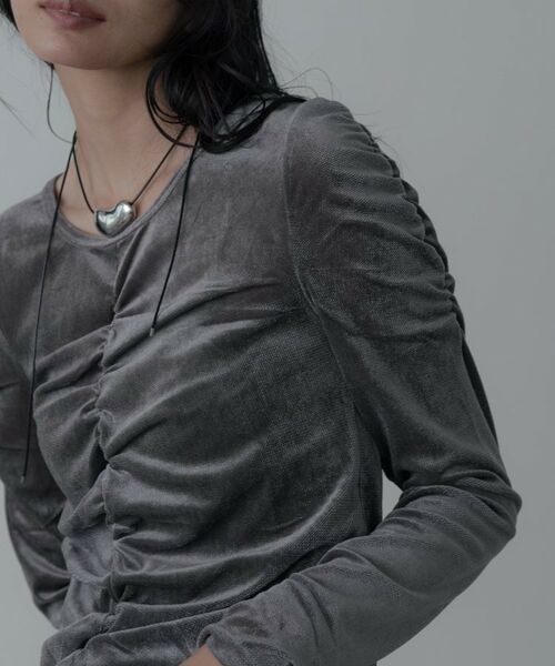 GALLEST / ギャレスト カットソー | 【一部店舗限定】シアーベロアシャーリングカットソー | 詳細12