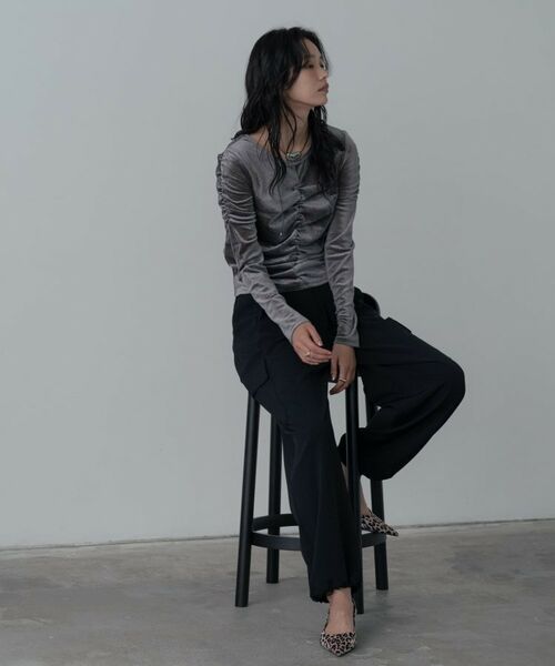 GALLEST / ギャレスト カットソー | 【一部店舗限定】シアーベロアシャーリングカットソー | 詳細8