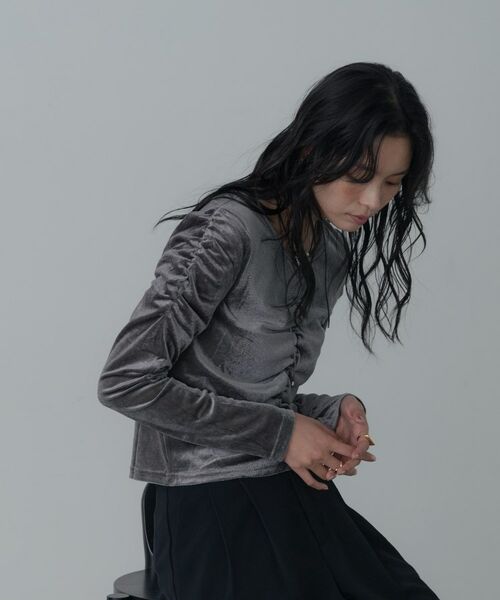 GALLEST / ギャレスト カットソー | 【一部店舗限定】シアーベロアシャーリングカットソー | 詳細9